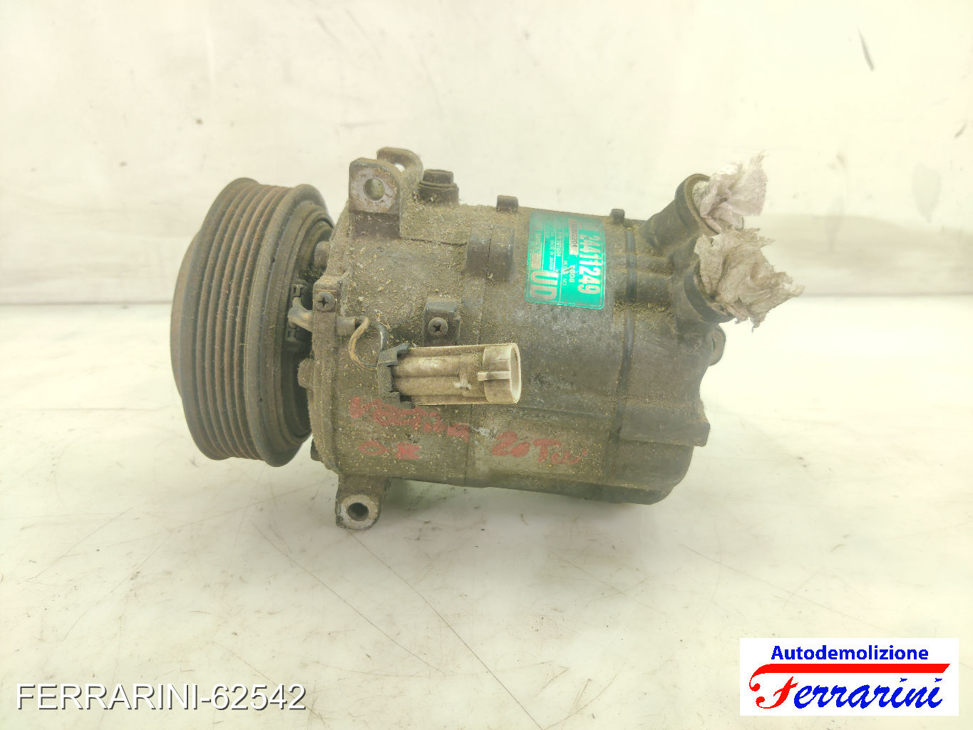 Compressore Clima SAAB 9-3 93 SW E50 1.9 TID 2005-2015 24411249, 6854005