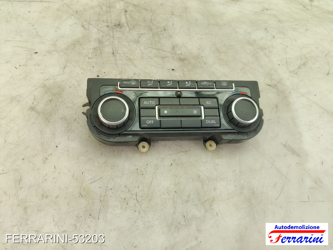 Tastiera Clima VW GOLF 6 5K1 2008-2013 anteriore, frontale 5K0907044BC