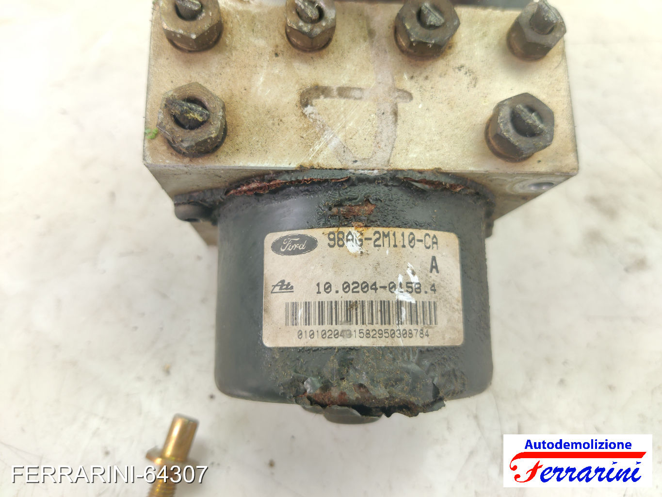Centralina Pompa Abs FORD FOCUS DAW, DBW 1.8 TDCI 2001-2004 98AG2M110CA, 5WK8458 8