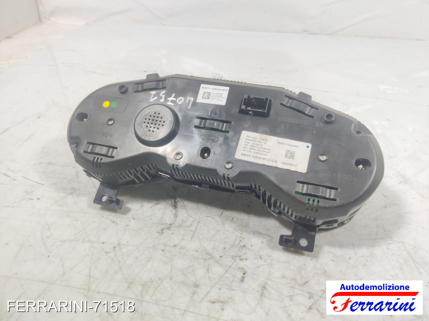 Quadro Contachilometri FORD FOCUS 3 TURNIER 1.6 TDCI 2010-2023 BM5T10849BCD
