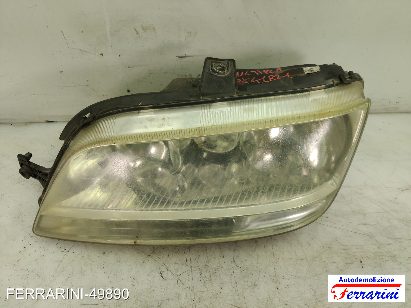 Faro Anteriore FIAT MULTIPLA 186 2001-2010 sinistro, sx 1BA963667051, 186A9000SR