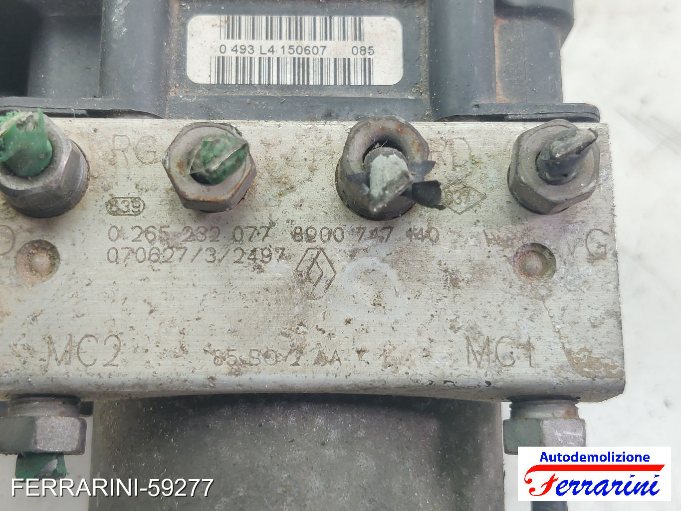 Centralina Pompa Abs RENAULT CLIO 3 BR0/1, CR0/1 1.5 DCI 2005-2010 0265232077