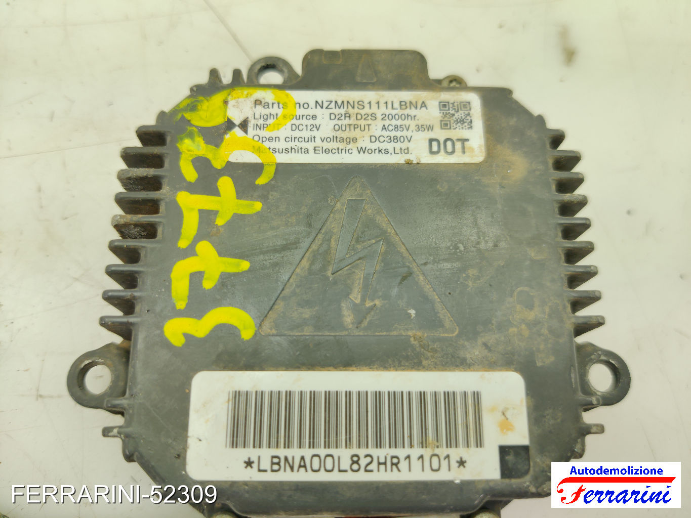 Centralina Ballast Xenon RENAULT KOLEOS 1 HY 2.0 DCI 4X4 2008-2023 NZMNS111LBNA 8