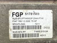 Centralina Motore FIAT GRANDE PUNTO 199 1.3 D MULTIJET 2005-2013 51781569 8