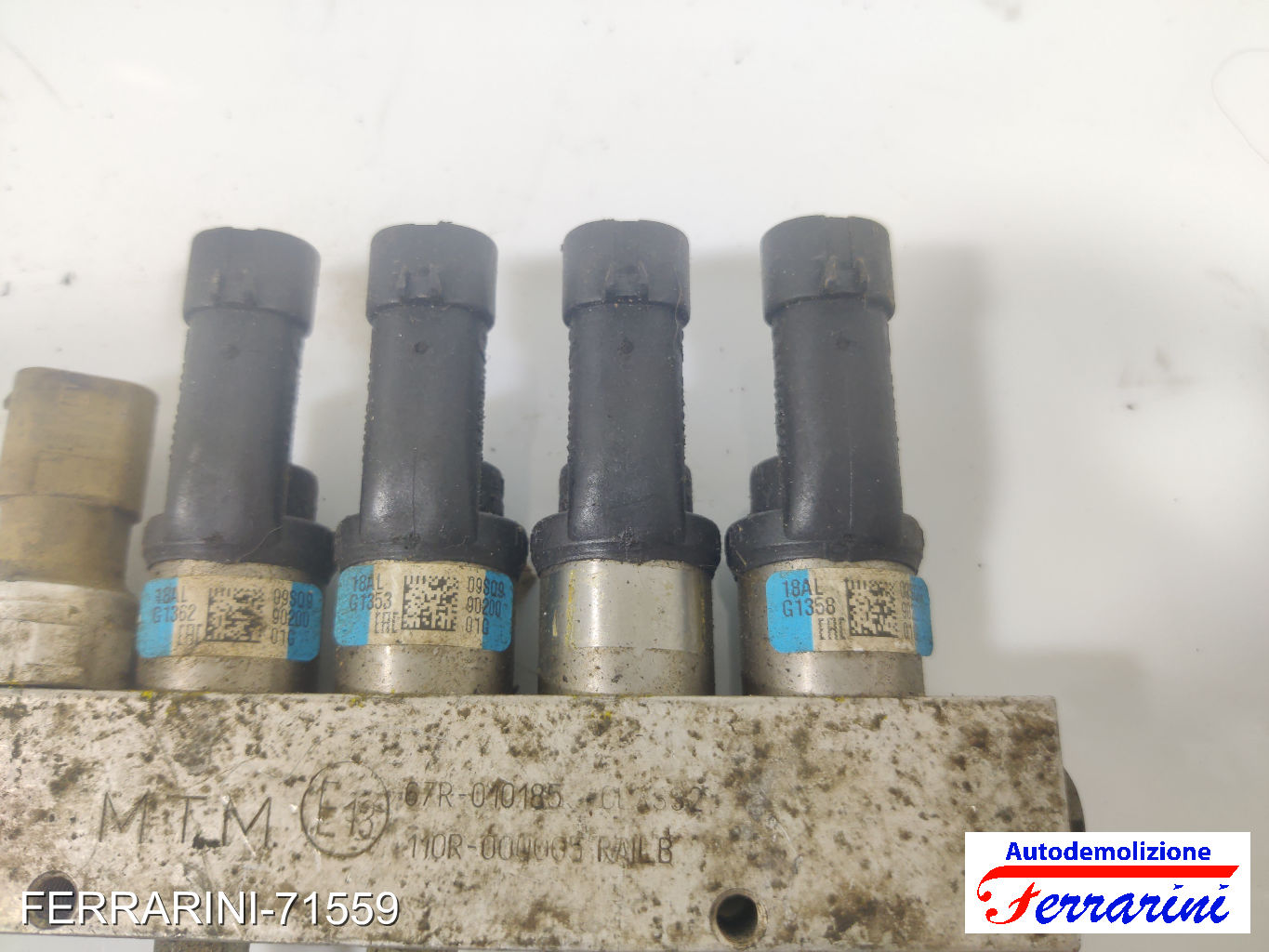 iniettori GPL BRC MTM OPEL MERIVA A X03 1.4 16V TWINPORT 2004-2010 09SQ99020011G 6