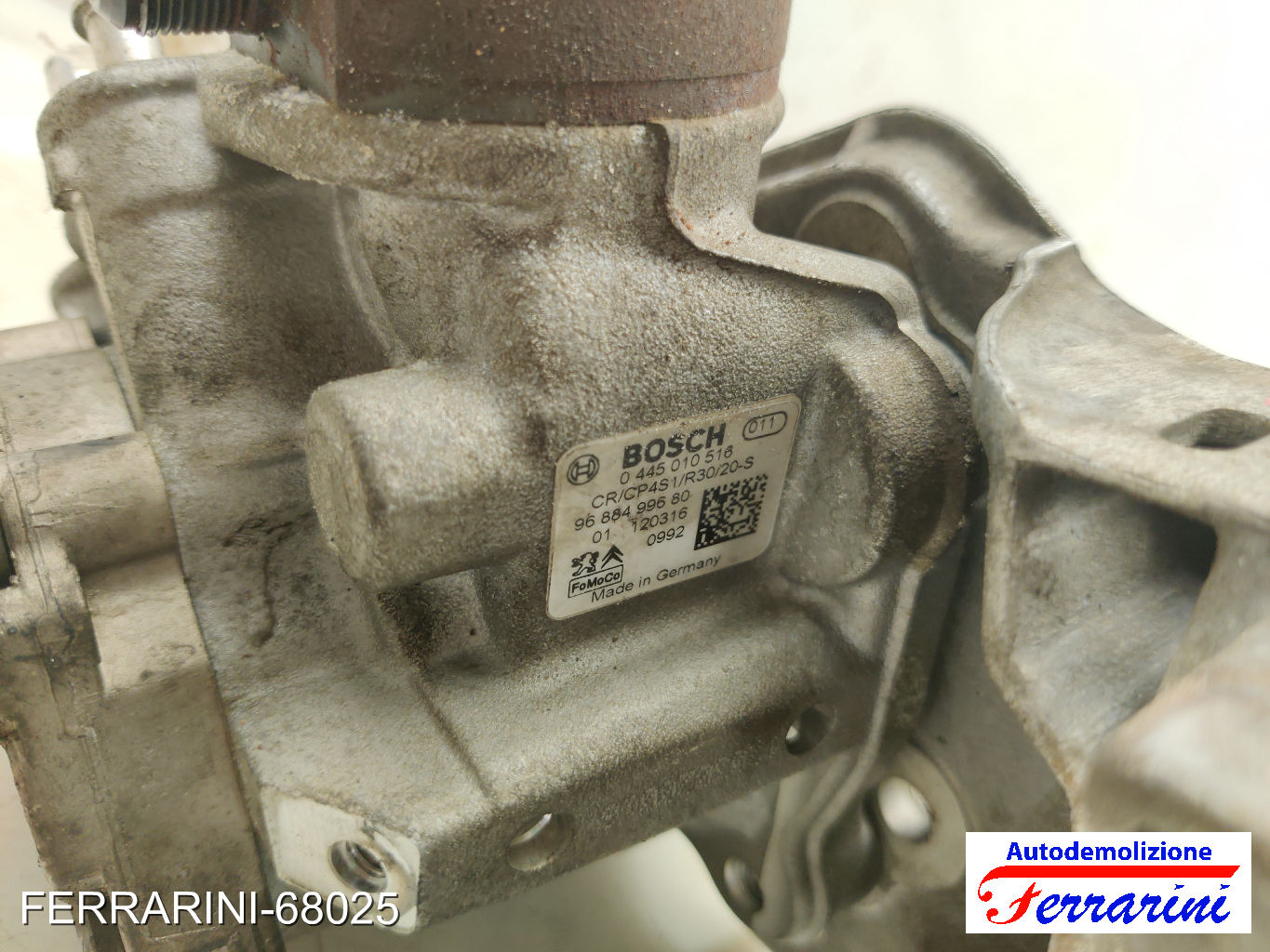Pompa Alta Pressione Iniezione CITROEN C4 2 NC 1.6 HDI 90 2009-2023 9688499680 8