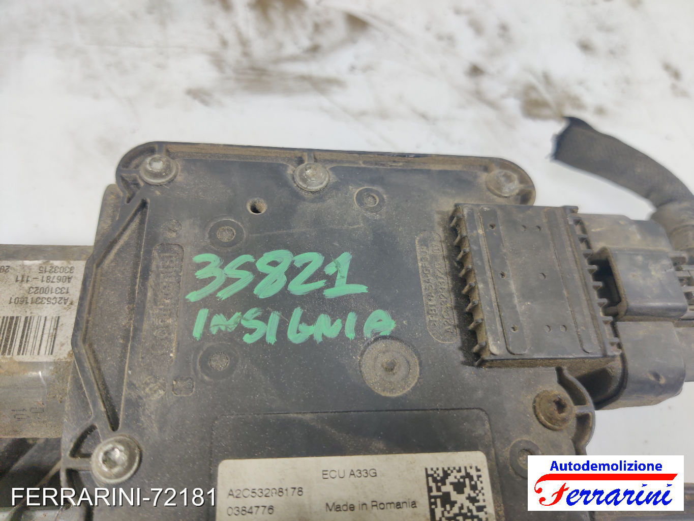 Freno A Mano Elettrico OPEL INSIGNIA A SW G09 2008-2015 13310023, 13256105 6
