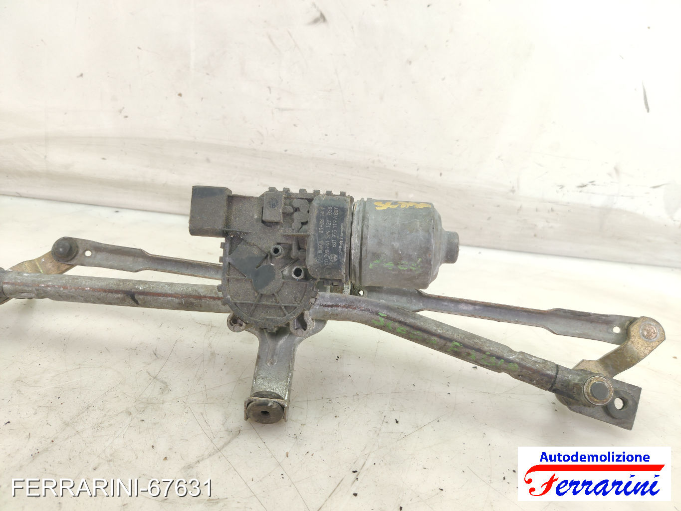 Spazzacqua Motorino Tergicristallo VW POLO 9A, 9N 2001-2009 anteriore, frontale 7