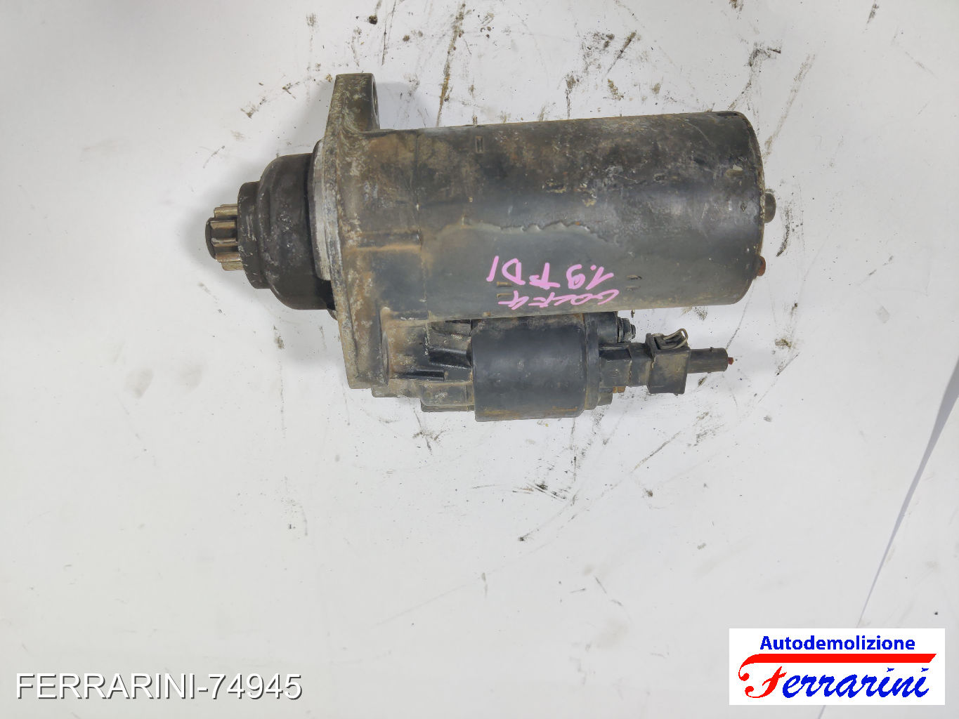 Motorino Avviamento VW GOLF 4 1J1 1.9 TDI 1997-2004 02A911023R, 02A911024B 11