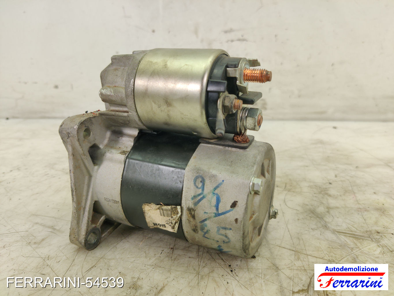Motorino Avviamento FIAT PUNTO 188 1.2 60 1999-2010 RS24103001, 55196400