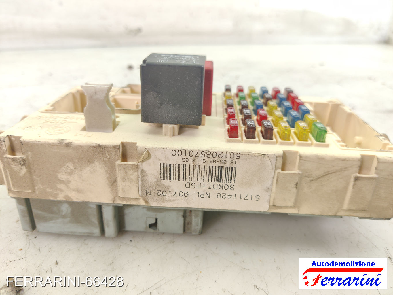 Body Computer ALFA ROMEO 147 937 1.6 16V T.SPARK 2001-2010 46558758, 51711428 8
