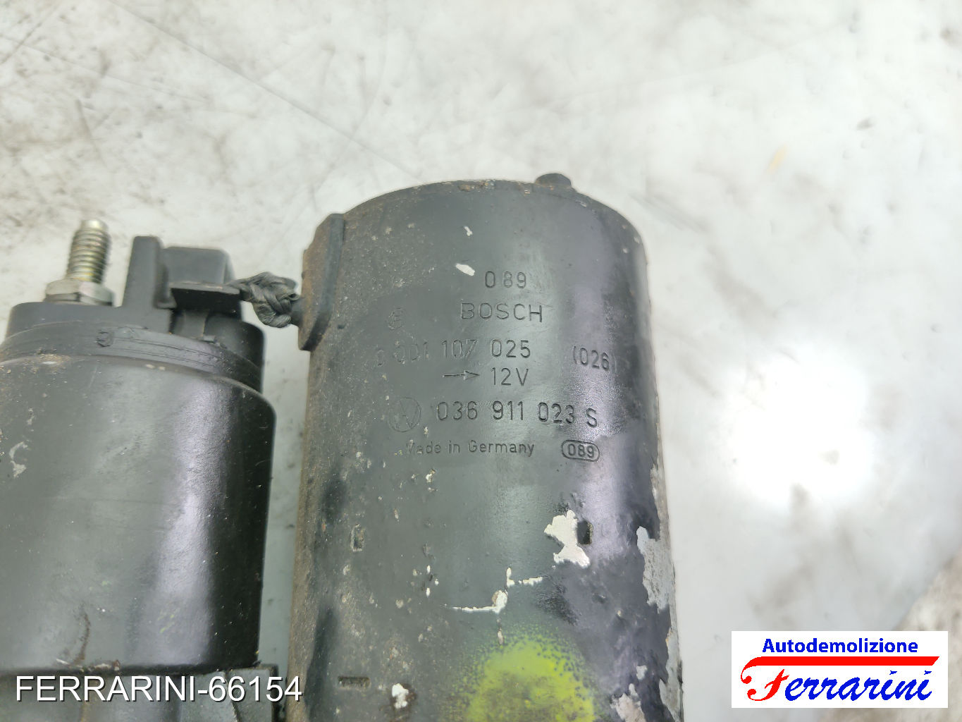 Motorino Avviamento VW POLO 6N2 1.4 16V 1999-2001 036911023S, 0001107025