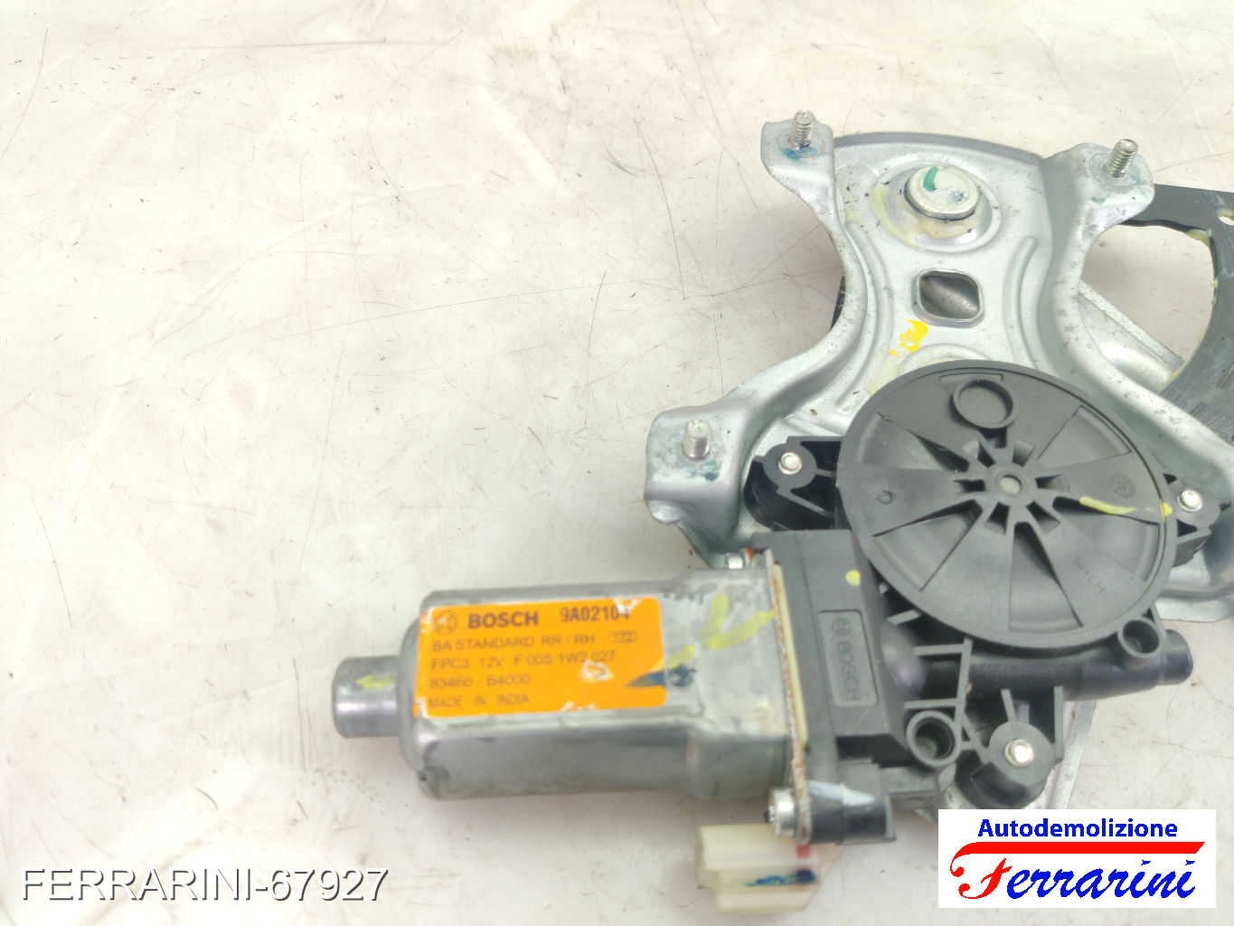 Motorino Alzavetro HYUNDAI I10 BA, IA 1.0 2013-2023 83481B9000, 9A021047 8
