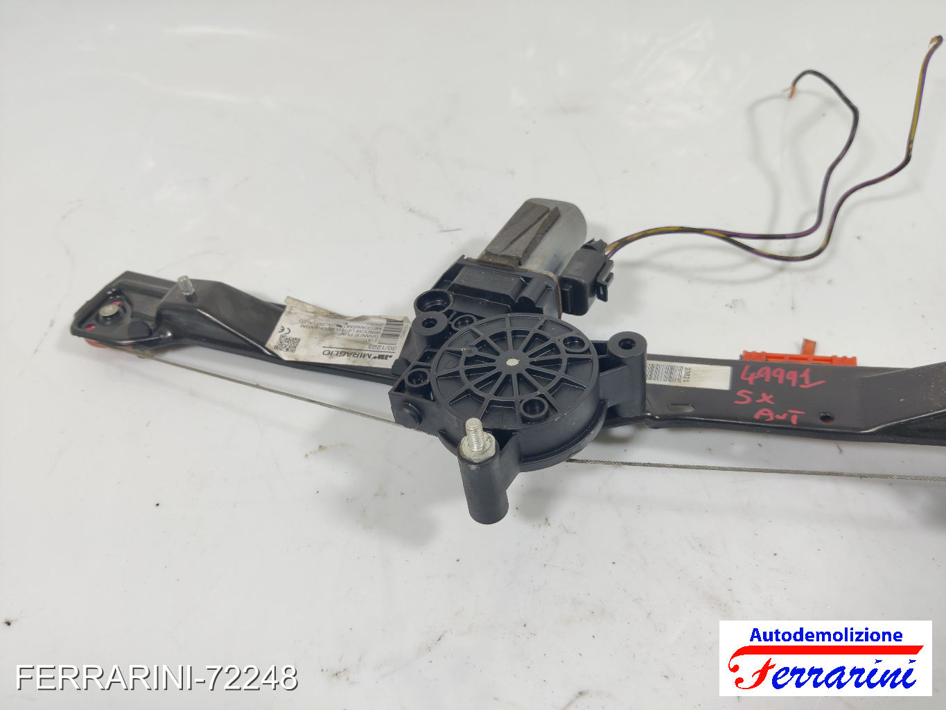 Alzavetro FIAT GRANDE PUNTO 199 2005-2013 sinistro, sx, frontale, anteriore 9