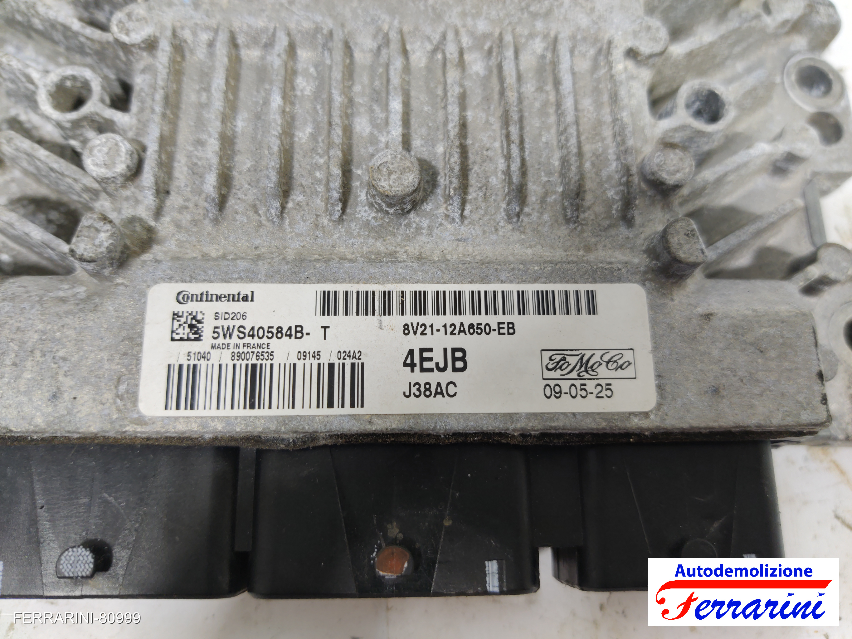 Centralina Motore FORD FIESTA 6 CB1, CCN 1.4 TDCI 2008-2012