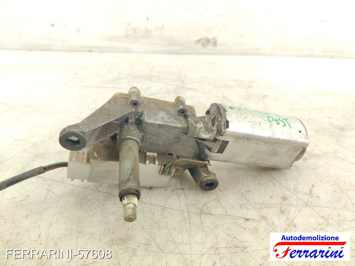 Spazzacqua Motorino Tergicristallo FIAT DOBLO 119, 223 2003-2010 posteriore 13