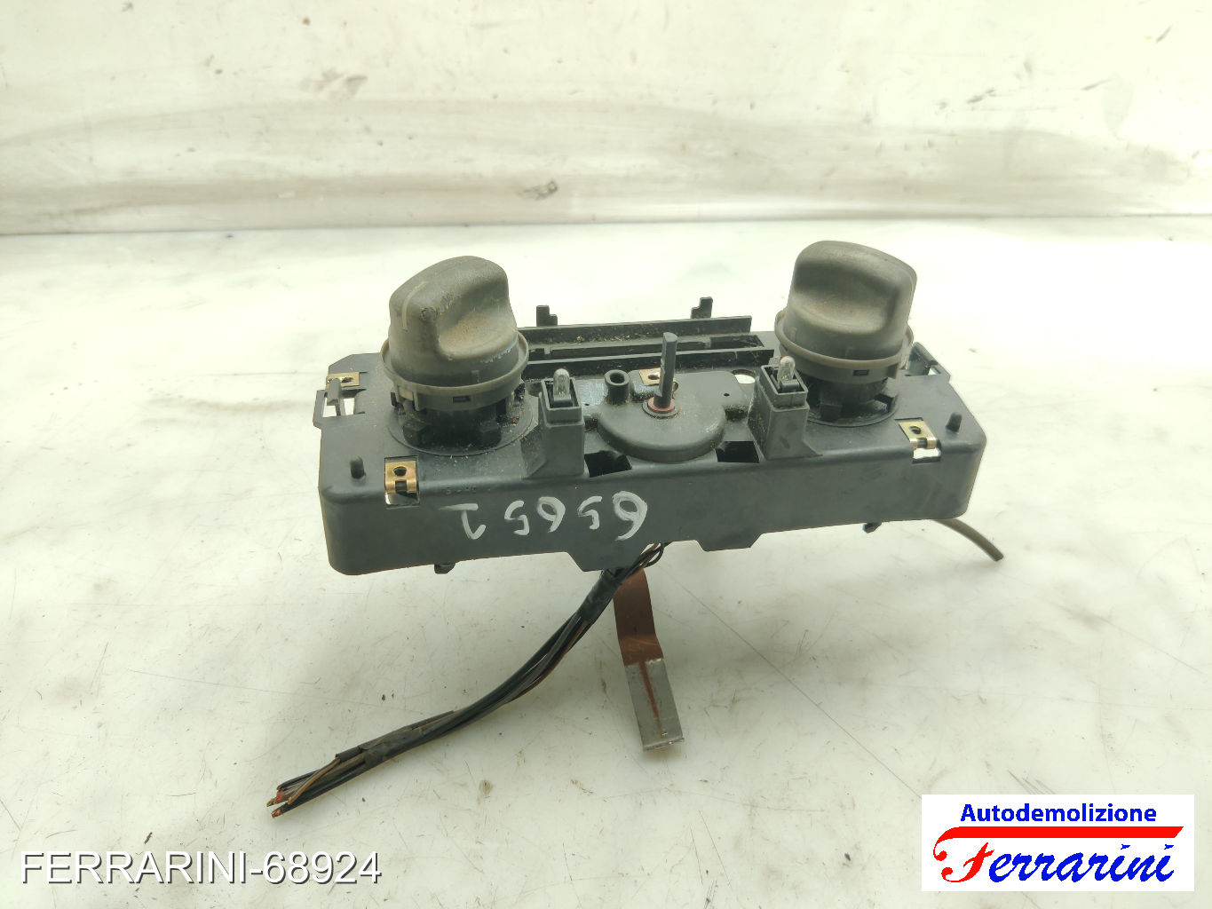 Tastiera Clima FIAT SEICENTO 600 187 1998-2010 anteriore, frontale 46722604 8
