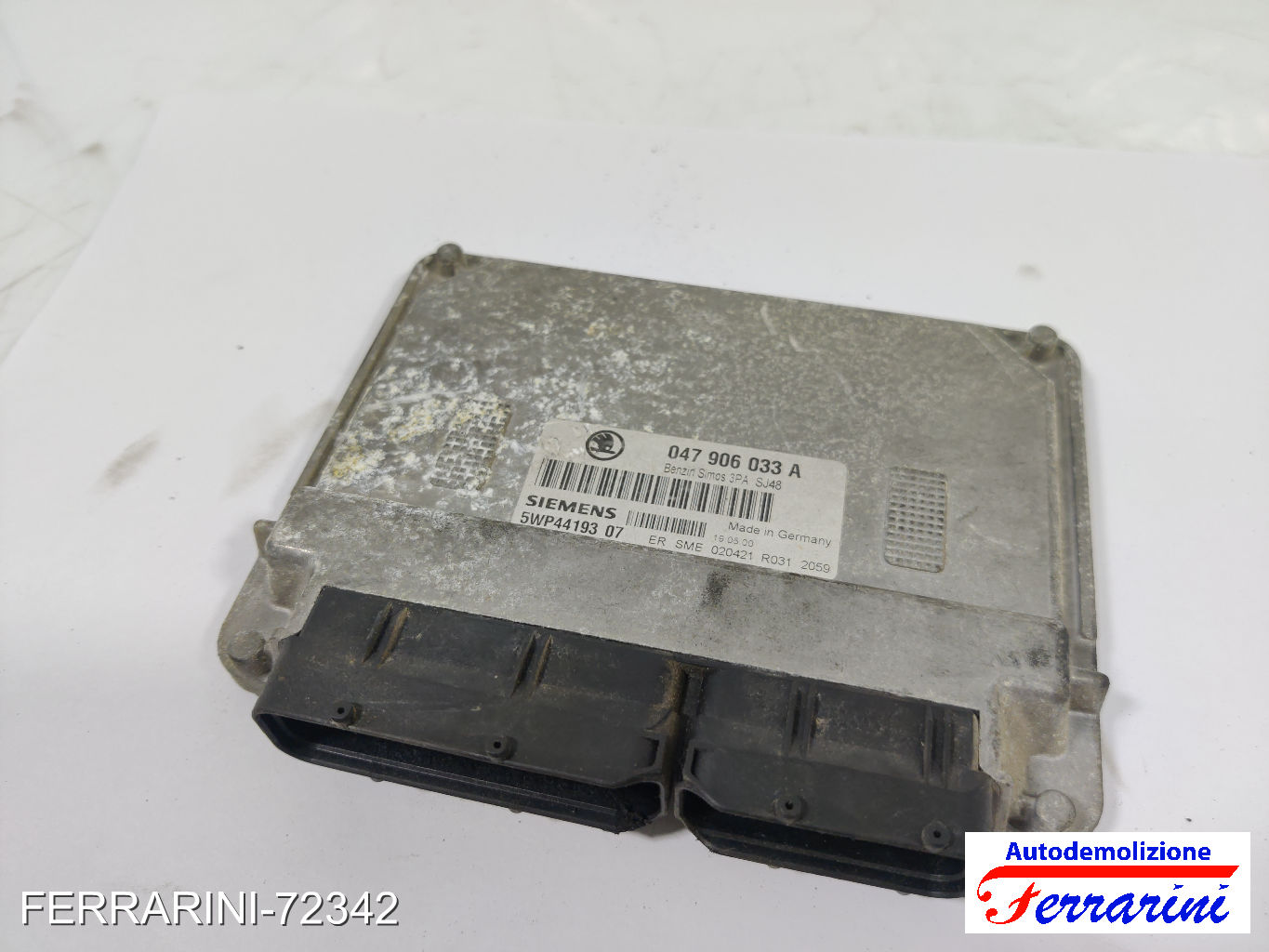 Centralina Motore SKODA FABIA 1 6Y2 1.4 1999-2003 047906033A, 5WP4419307