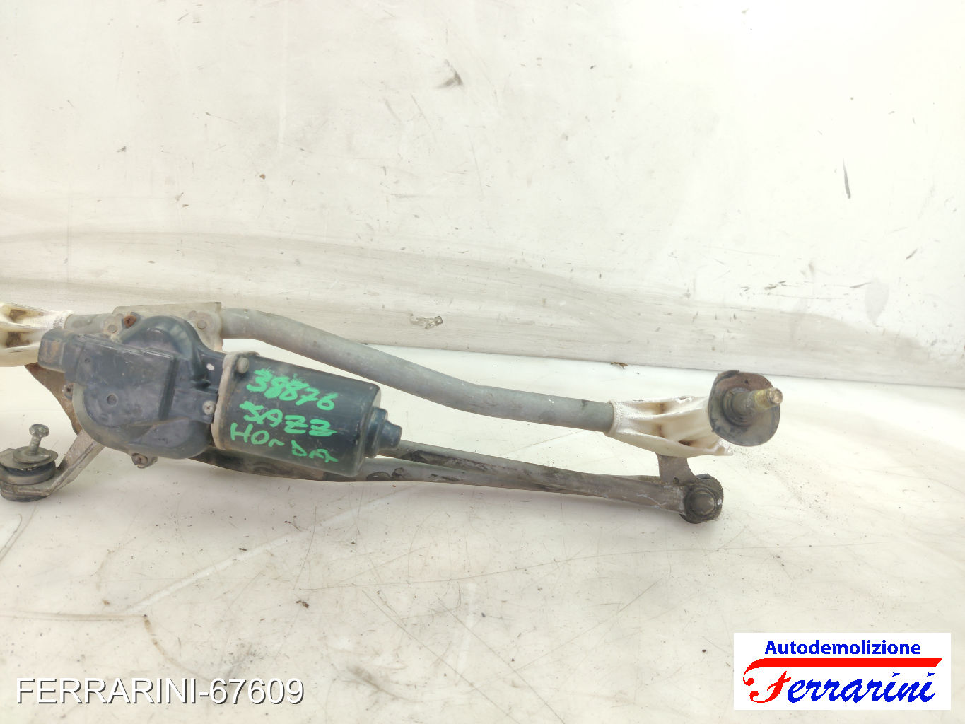 Spazzacqua Motorino Tergicristallo HONDA JAZZ 2 GD, GE2, GE3 2002-2008 anteriore 9