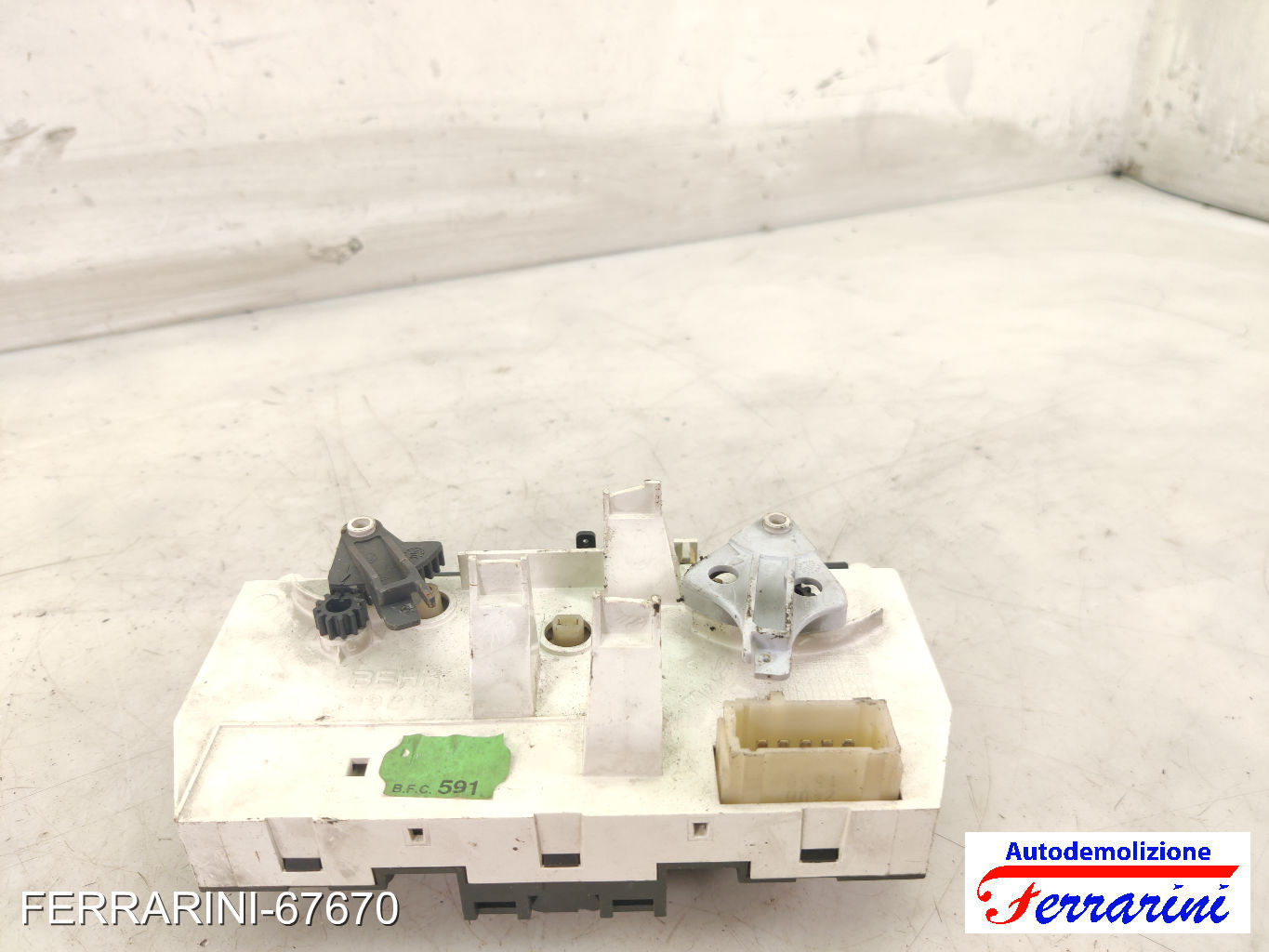 Tastiera Clima CITROEN C3 1 FC, FN 2002-2009 anteriore, frontale 9624675377