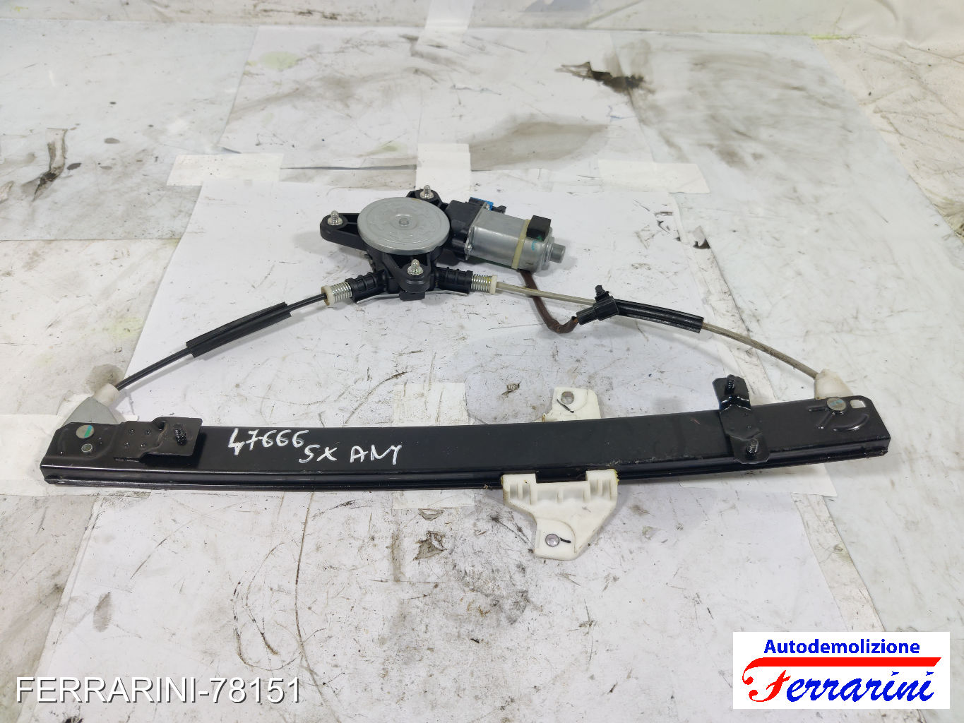 Alzavetro CHEVROLET SPARK M300 2010-2015 sinistro, sx, frontale, anteriore