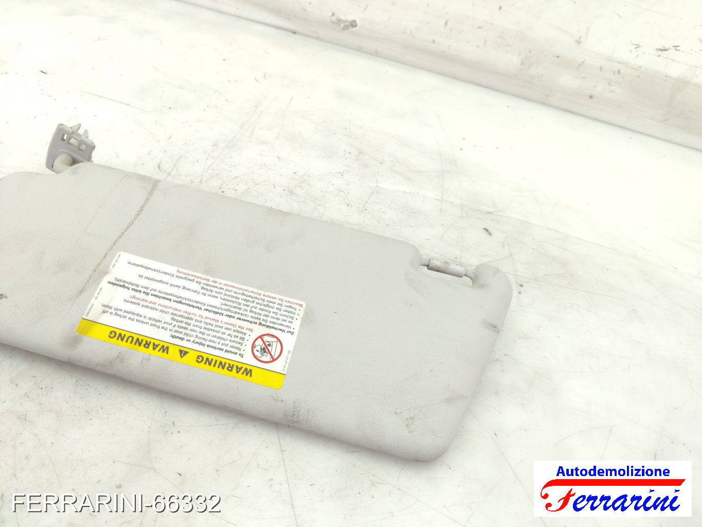 Aletta Parasole MERCEDES CLASSE A W169 2004-2012 destro, dx A1698100210