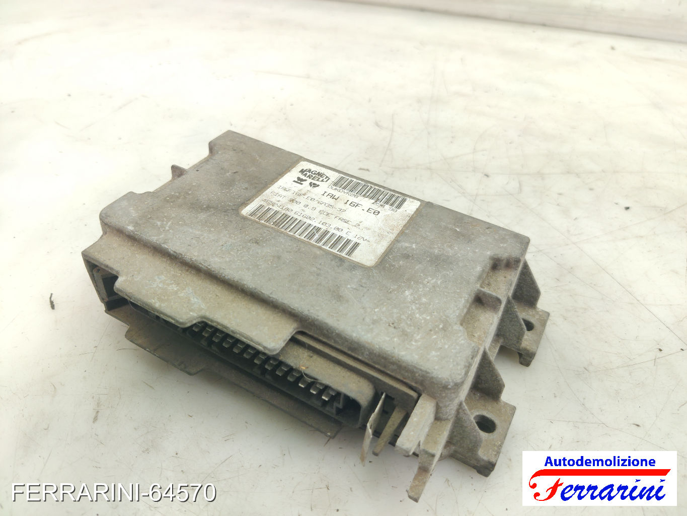 Centralina Motore FIAT CINQUECENTO 500 170 0.9 I.E S 1991-1999 46524180, 6A3537 6