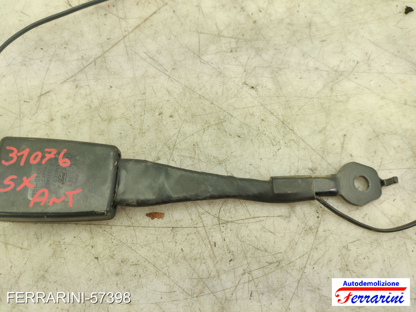 Aggancio Cintura Di Sicurezza FORD FIESTA 6 CB1, CCN 2008-2012 sinistro, sx