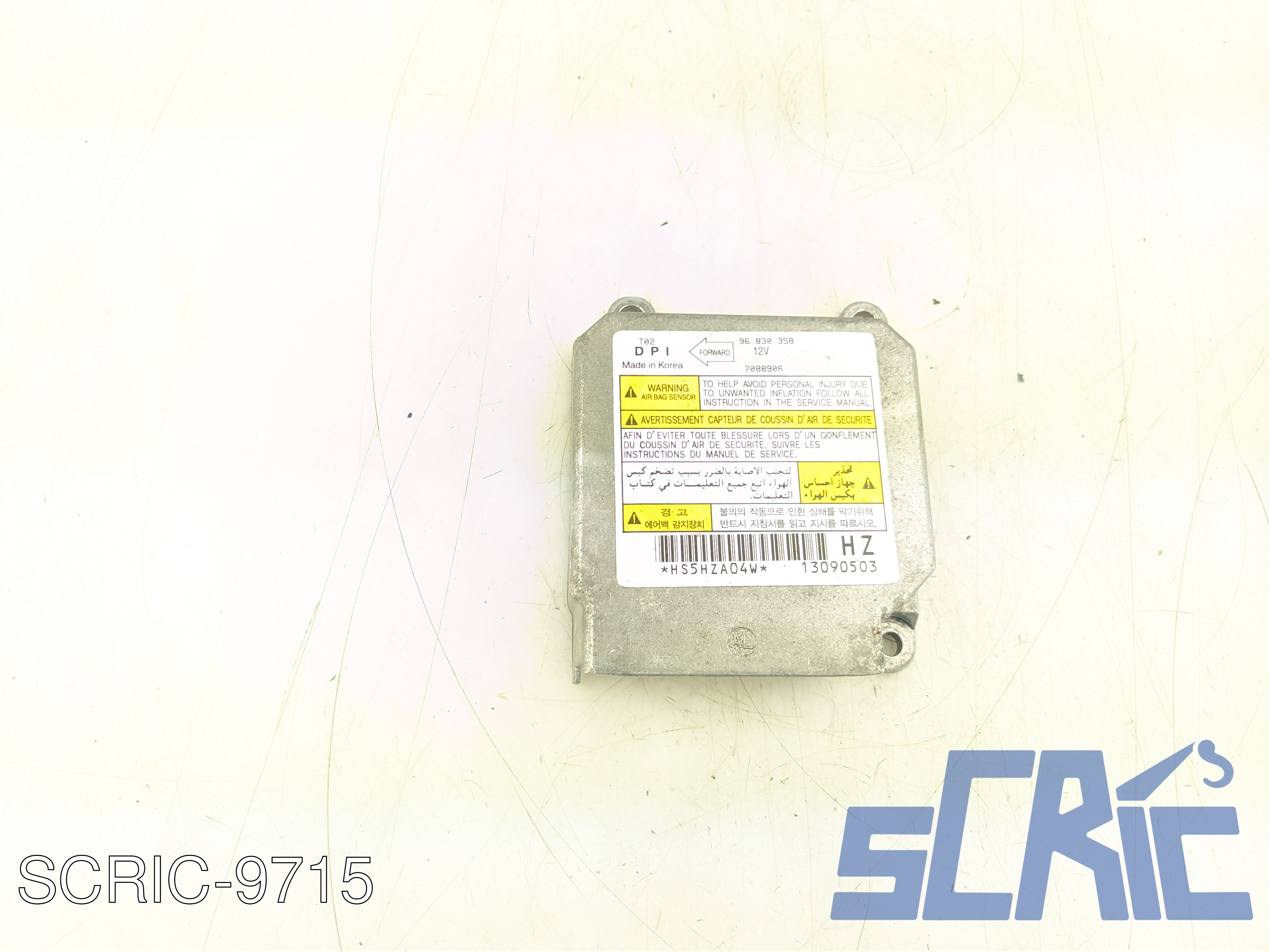 Centralina Airbag DAEWOO KALOS KLAS 2003-2005 96830358, 7088906, HS5HZA04W