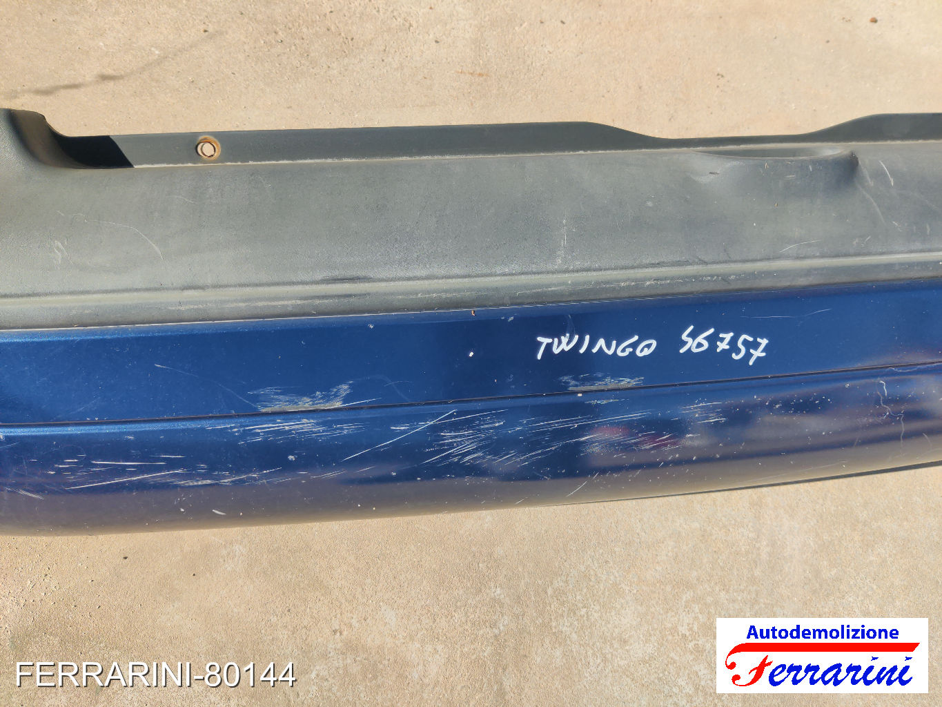 Paraurti RENAULT TWINGO 1 C06 1996-2007 Retro 7700420919, 7700823765, 7701471467 6