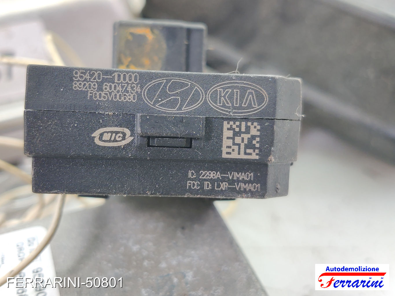 Kit Accensione KIA SPORTAGE JE, KM 2.0I 16V 2004-2009 5WY1H08A, SEKS06RX 8