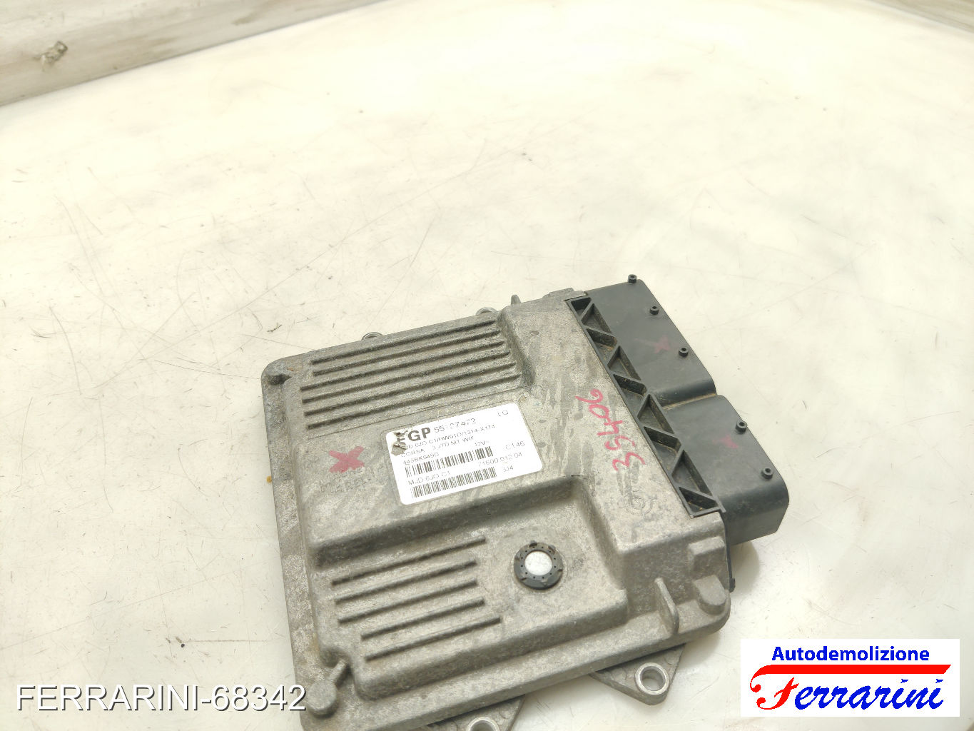 Centralina Motore OPEL CORSA C X01 1.3 CDTI 2003-2009 55197472, 55187472 6