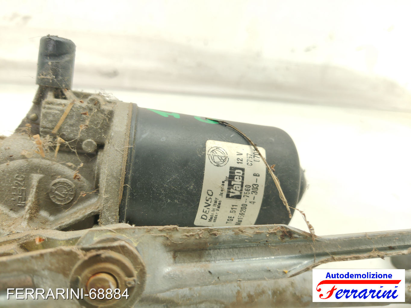 Spazzacqua Motorino Tergicristallo FIAT PUNTO 188 1999-2010 anteriore, frontale 9
