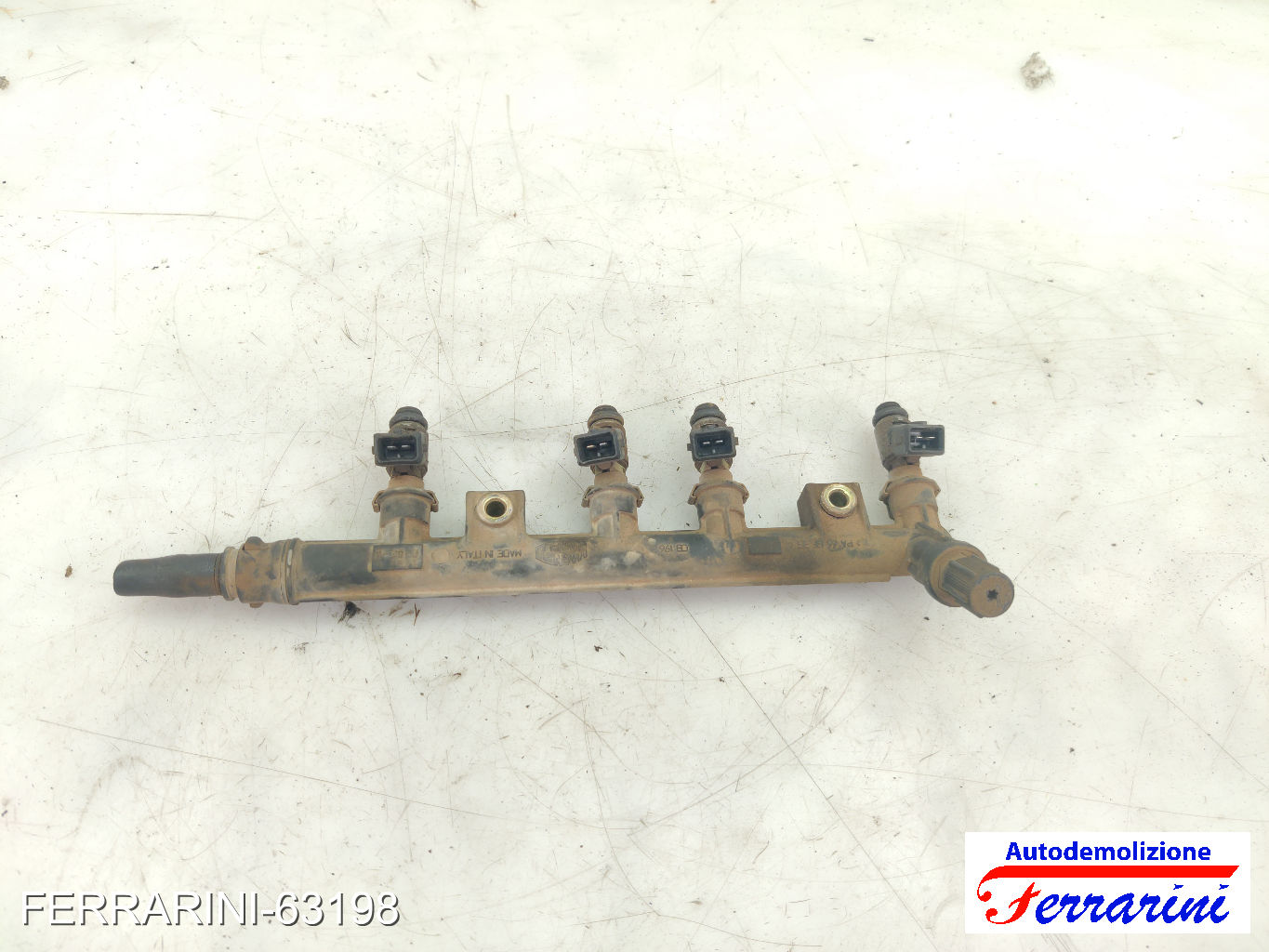 Flauto Con Iniettori FIAT SEICENTO 600 187 1.1 1998-2010 55183532, 71791243 10