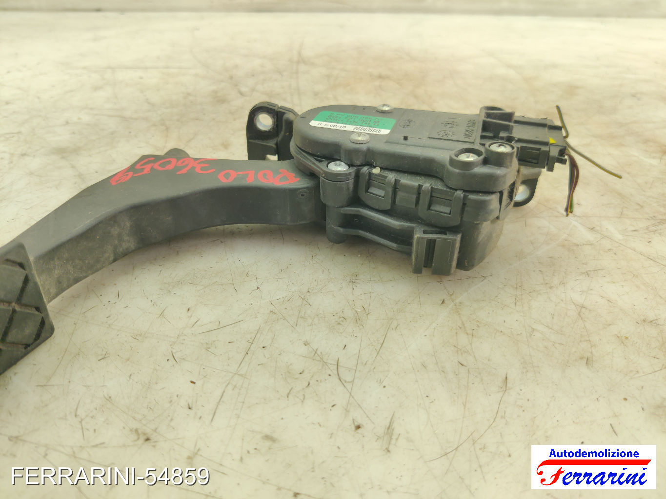 Pedale Acceleratore VW POLO 6C1, 6R1 1.6 TDI 2009-2023 6Q1721503M, 6PV00849631
