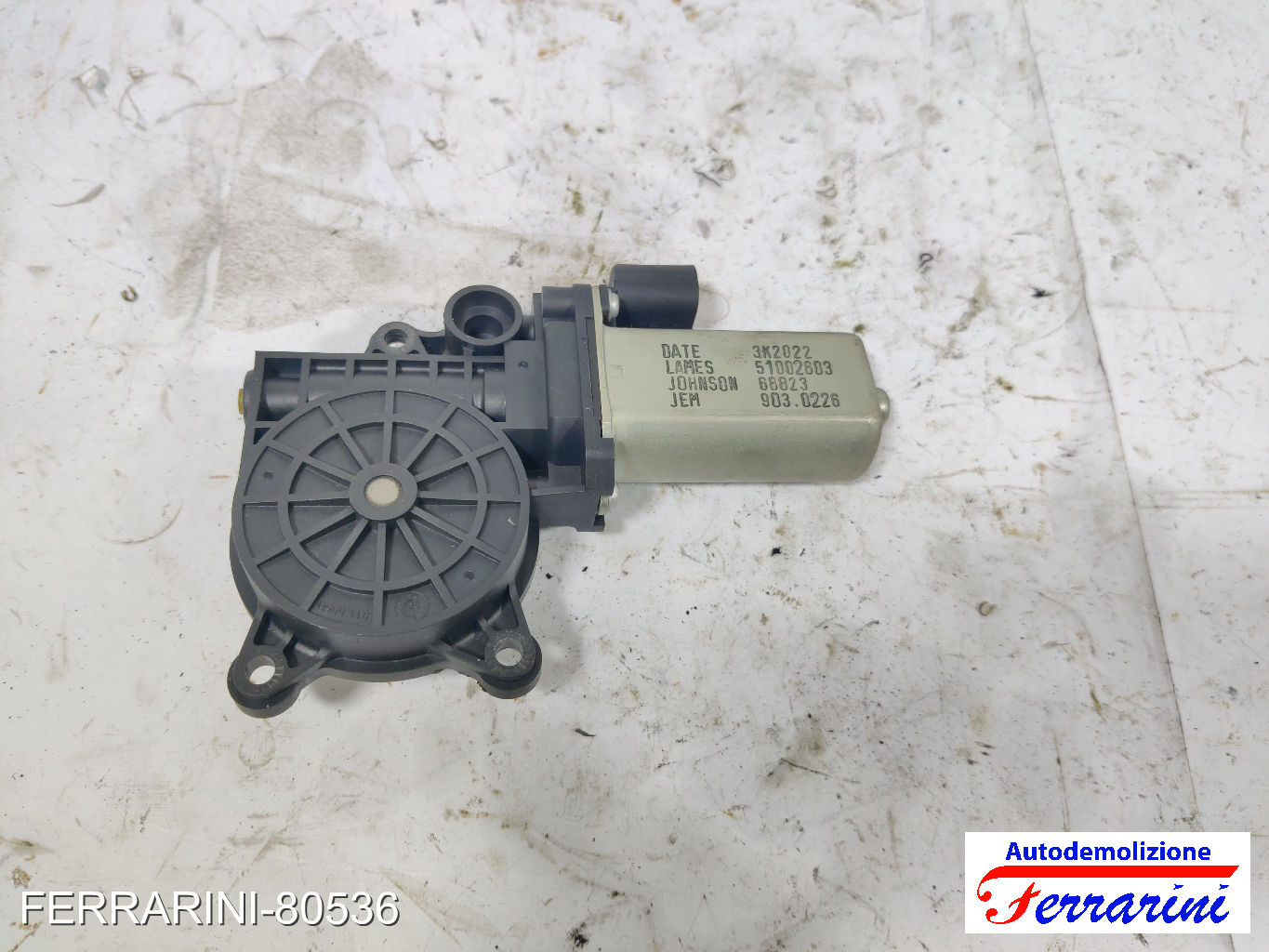 Motorino Alzavetro LANCIA YPSILON 843 1.4 LPG 2010-2011 71732831, 9030226