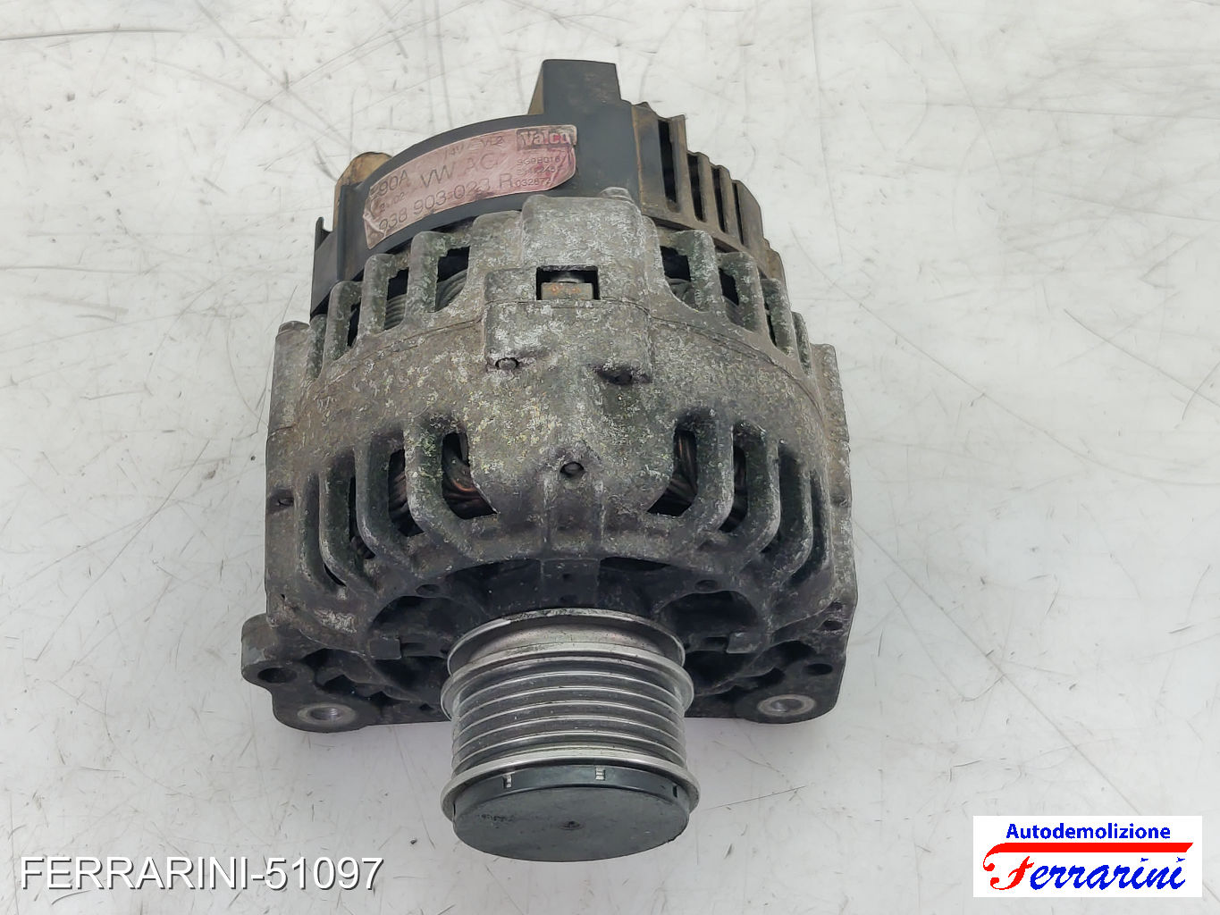 Alternatore VW GOLF 4 1J1 1.9 TDI 2000-2005 038903023, SG9B015, 2542245C