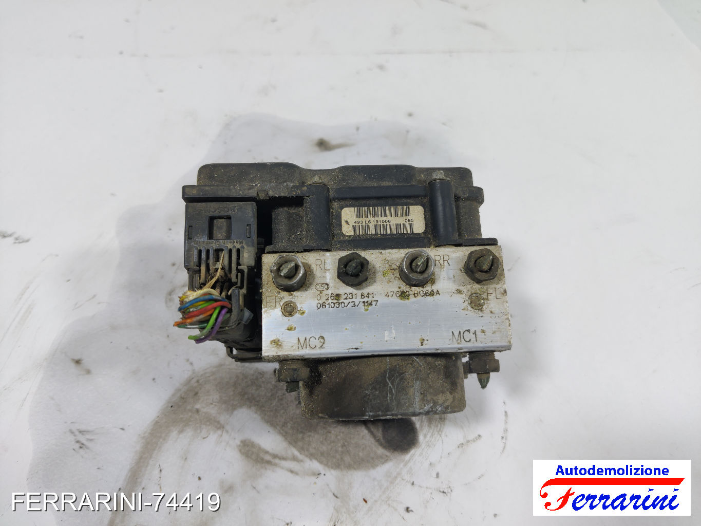 Centralina Pompa Abs NISSAN MICRA 3 K12 1.5 DCI 2003-2010 47660B060A, 0265800574