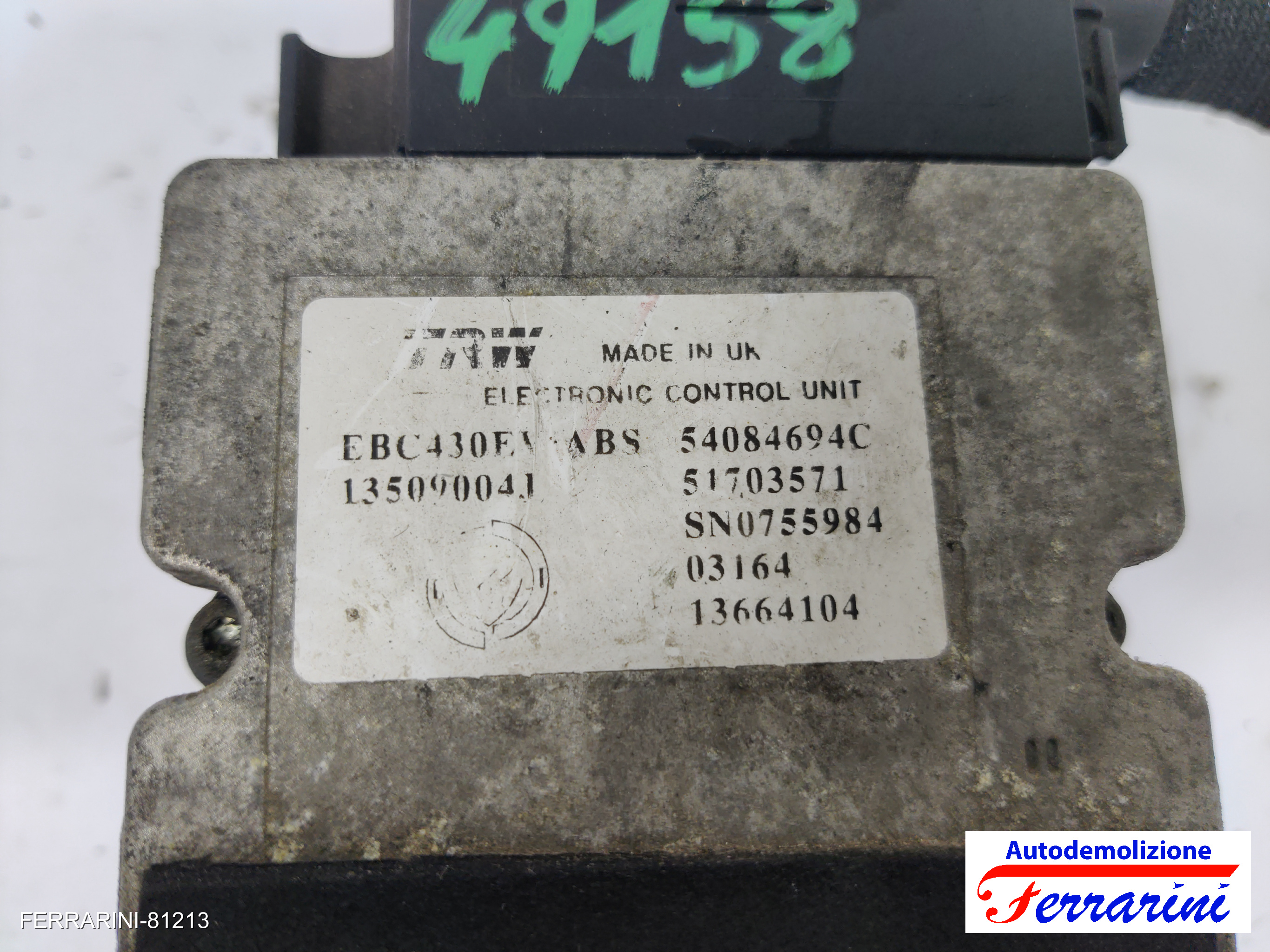 Centralina Pompa Abs LANCIA YPSILON 843 1.2 2003-2011