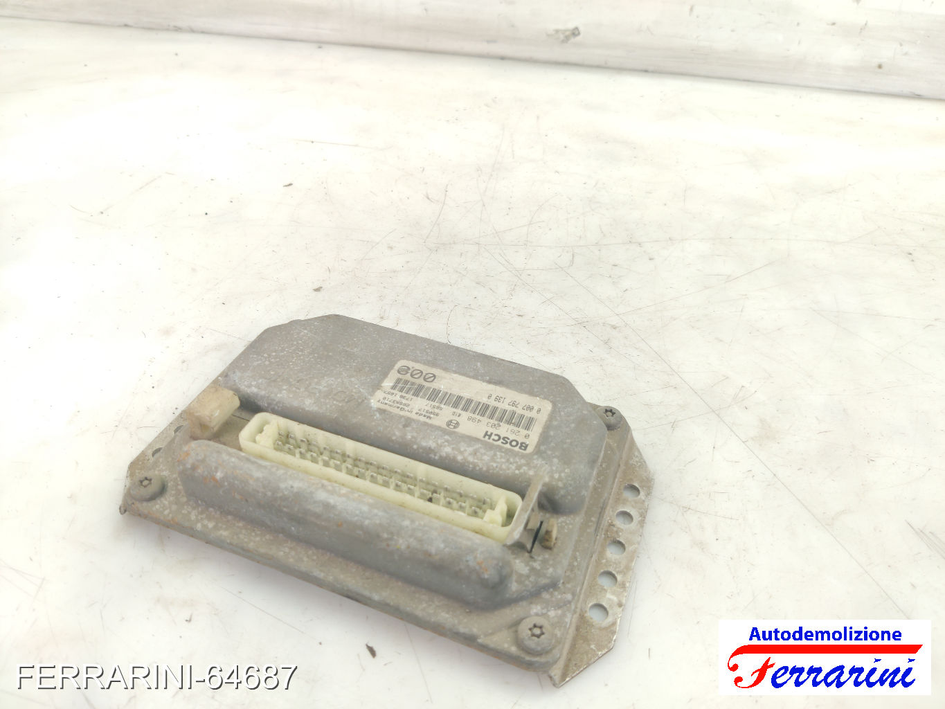 Centralina Motore FIAT UNO 146 1.1 1986-2006 00077971390, 268A3710, 261283498