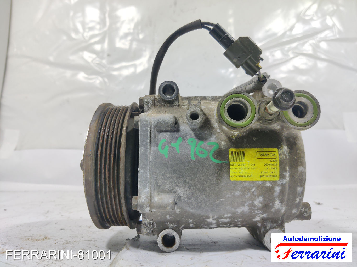 Compressore Clima FORD FIESTA 6 CB1, CCN 1.4 TDCI 2008-2012 8