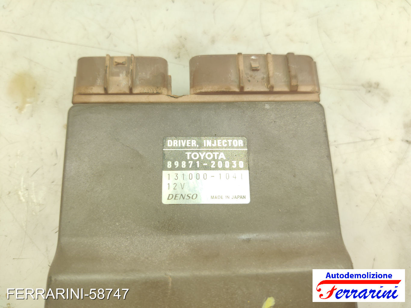 modulo pilota iniettori Denso TOYOTA AVENSIS VERSO M2 2.0 D 2001-2005 8987120030 8