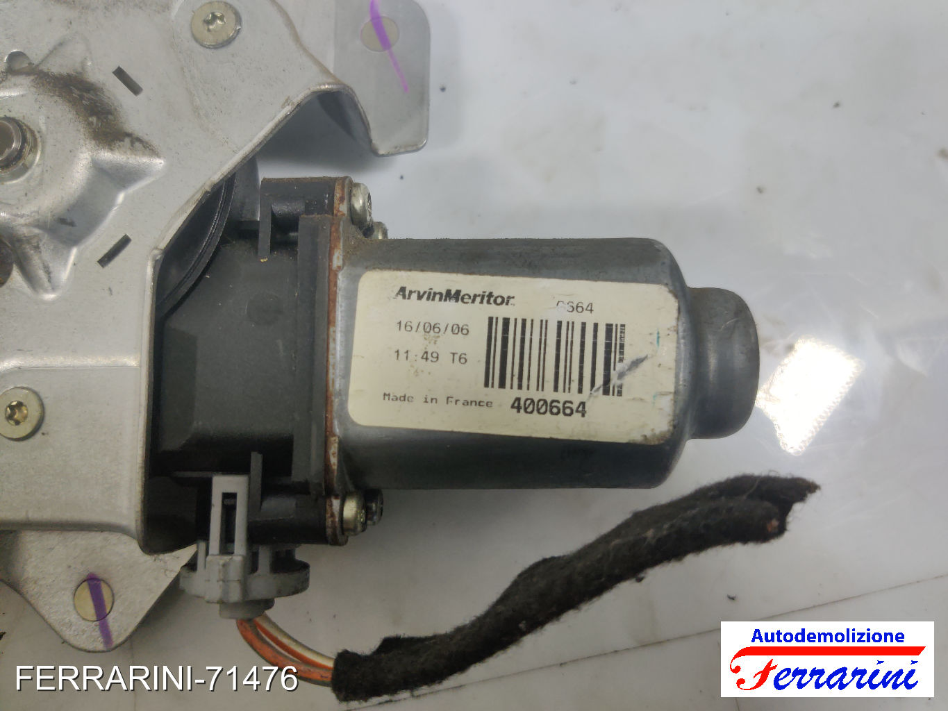 Motorino Alzavetro RENAULT KANGOO KC0/1 1.2 16V 2001-2023 8200188553, 7700303543
