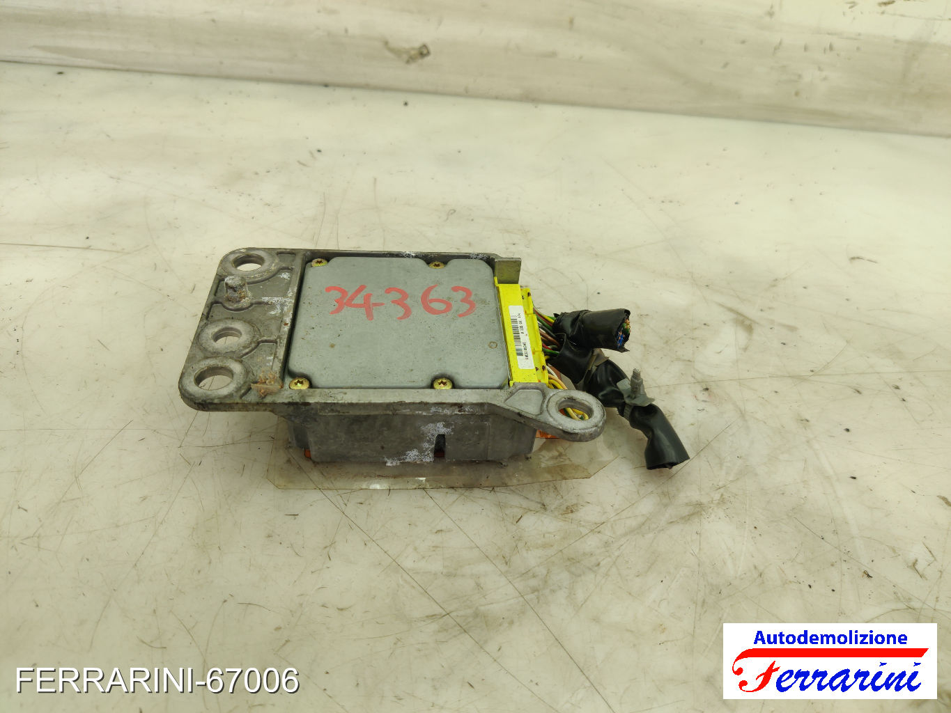 Centralina Airbag NISSAN MICRA 3 K12 2003-2010 98820AX502, 0285001474