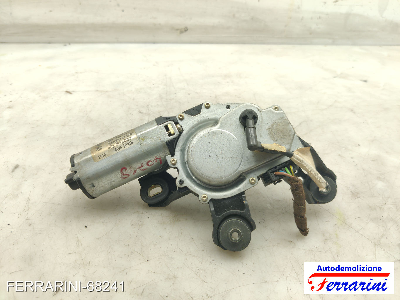 Spazzacqua Motorino Tergicristallo VW POLO 9A, 9N 2001-2007 posteriore, post