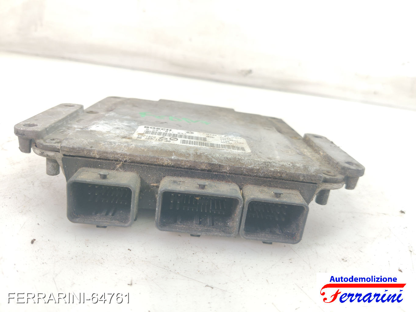 Centralina Motore FIAT ULYSSE 179 2.0 JTD 2002-2006 9646719280, 28FM0000