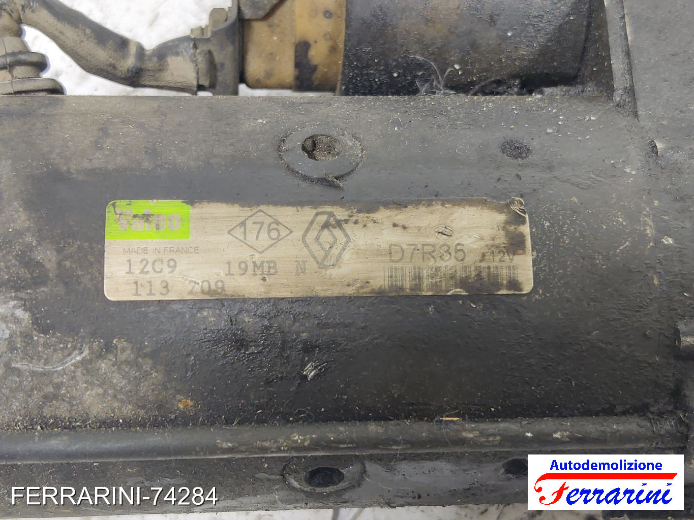 Motorino Avviamento RENAULT MEGANE 1 BA0/1 1.9 DTI 1997-2001 7700113209