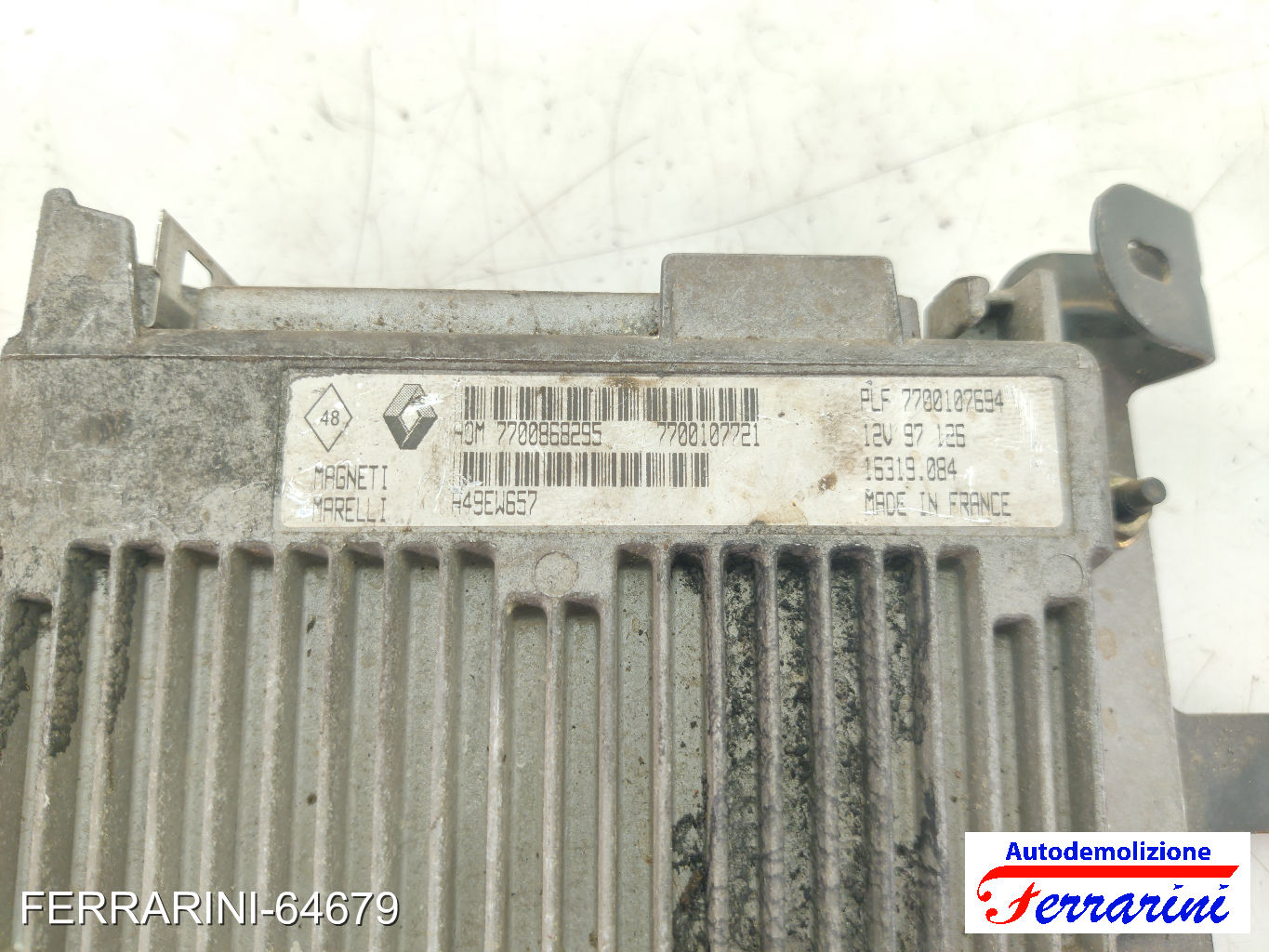 Centralina Motore RENAULT TWINGO 1 C06 1.2 1996-2007 7700107721, 7700868295 6