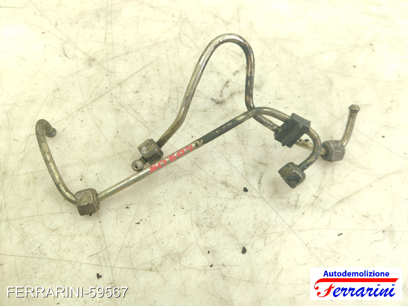 WJY set 4 Cannucce Iniettori FIAT SCUDO 220 1.9 D 1998-2006 1570G6, 9635035880