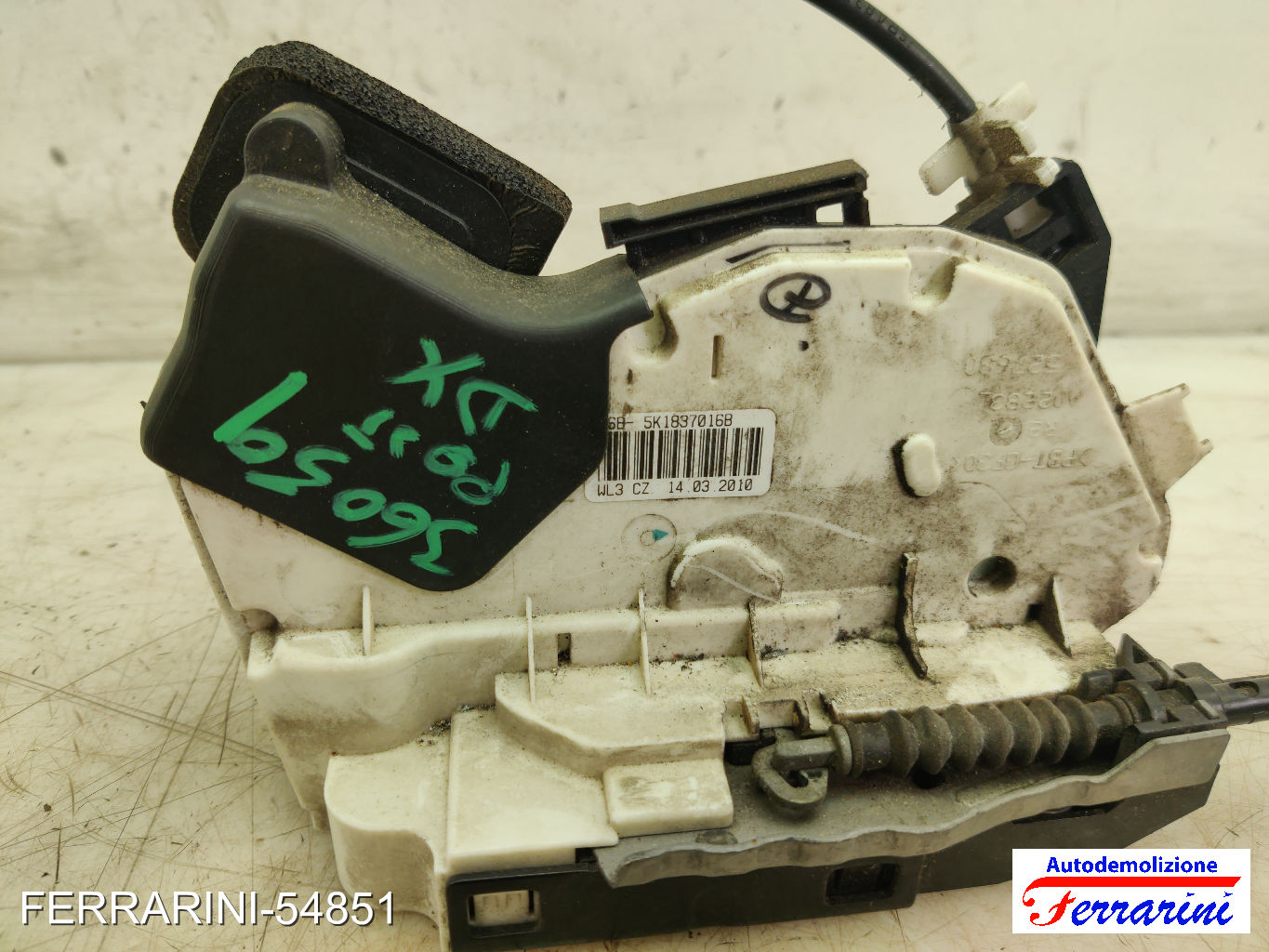Serratura Porta VW POLO 6C1, 6R1 2009-2023 destro, dx, posteriore, post 12